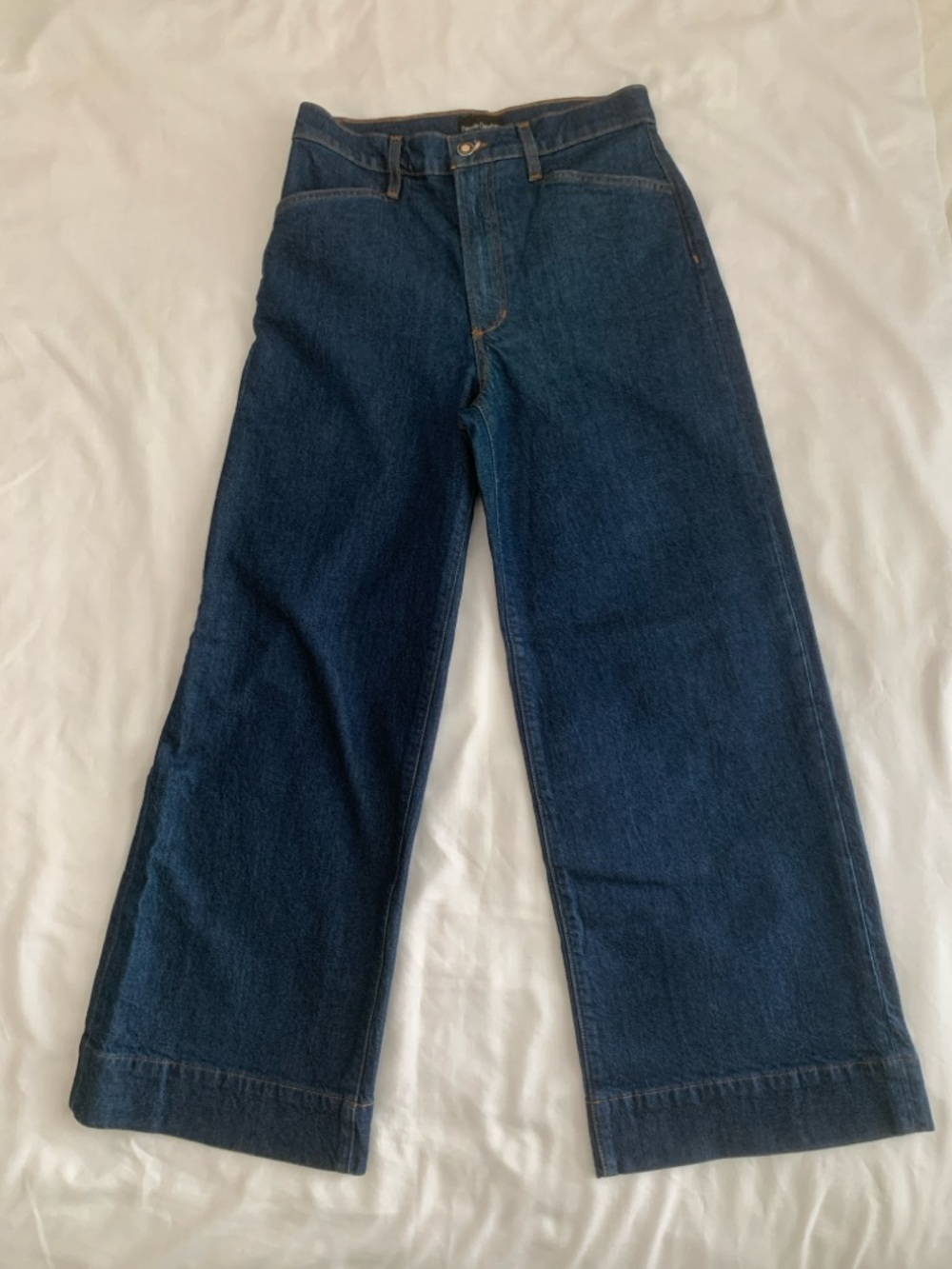 NWT Favorite Daughter The Mischa Shortie High Rise Wide Leg Pepper Size 28